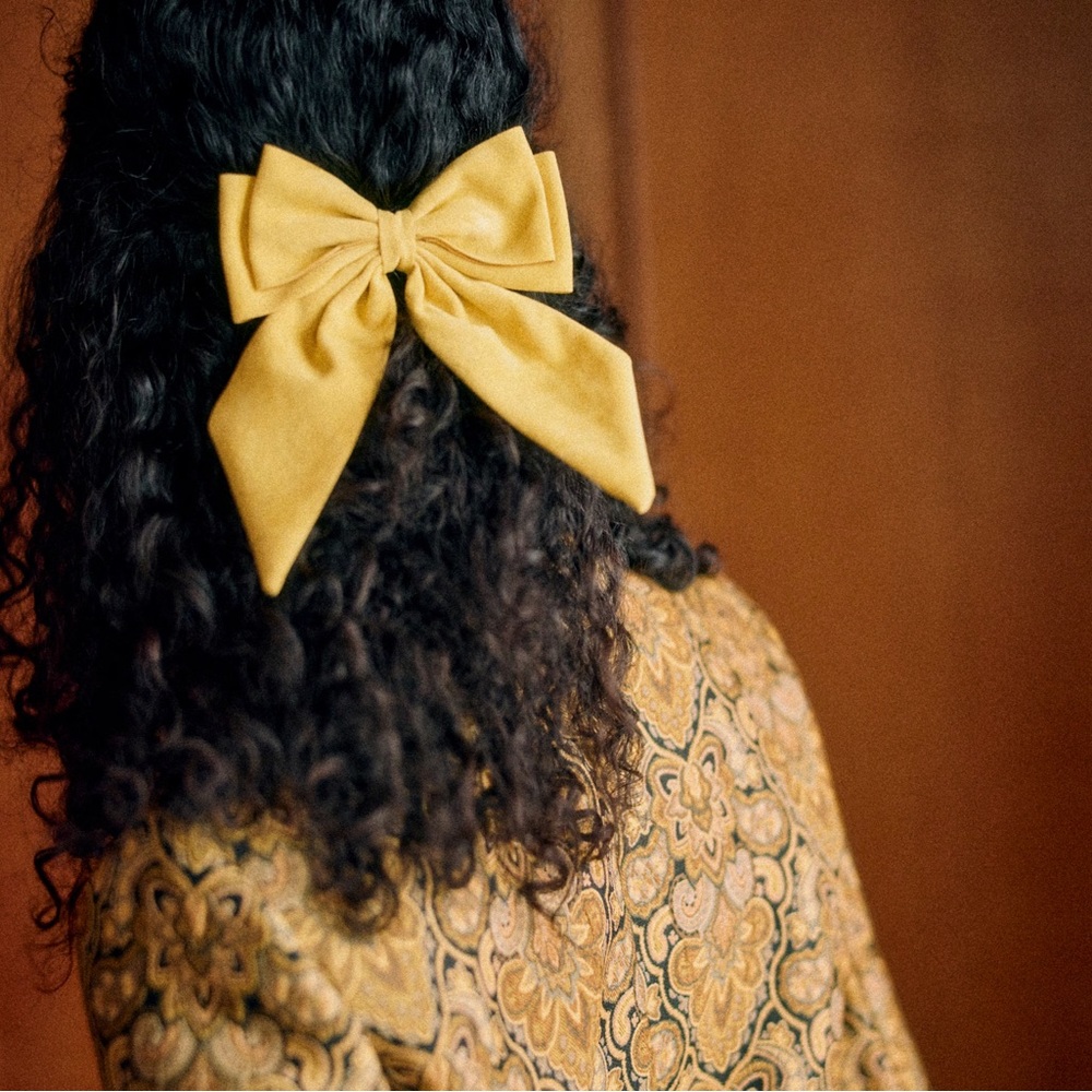 Sezane Yellow Hair Bow
